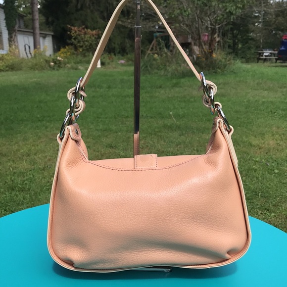 🔥Pristine Condition Marc Jacobs Studded Bow Bag Peach/Pink - Picture 8 of 13